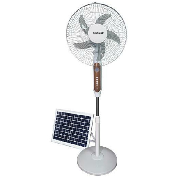EUROLAMP 300-20017 ΑΝΕΜΙΣΤΗΡΑΣ ΟΡΘΟΣΤΑΤΗΣ ΛΕΥΚΟΣ Φ45 15W ΕΠΑΝΑΦΟΡΤΙΖΟΜΕΝΟΣ ΜΕ ΗΛΙΑΚΟ ΠΑΝΕΛ ΕΩΣ 12 ΔΟΣΕΙΣ