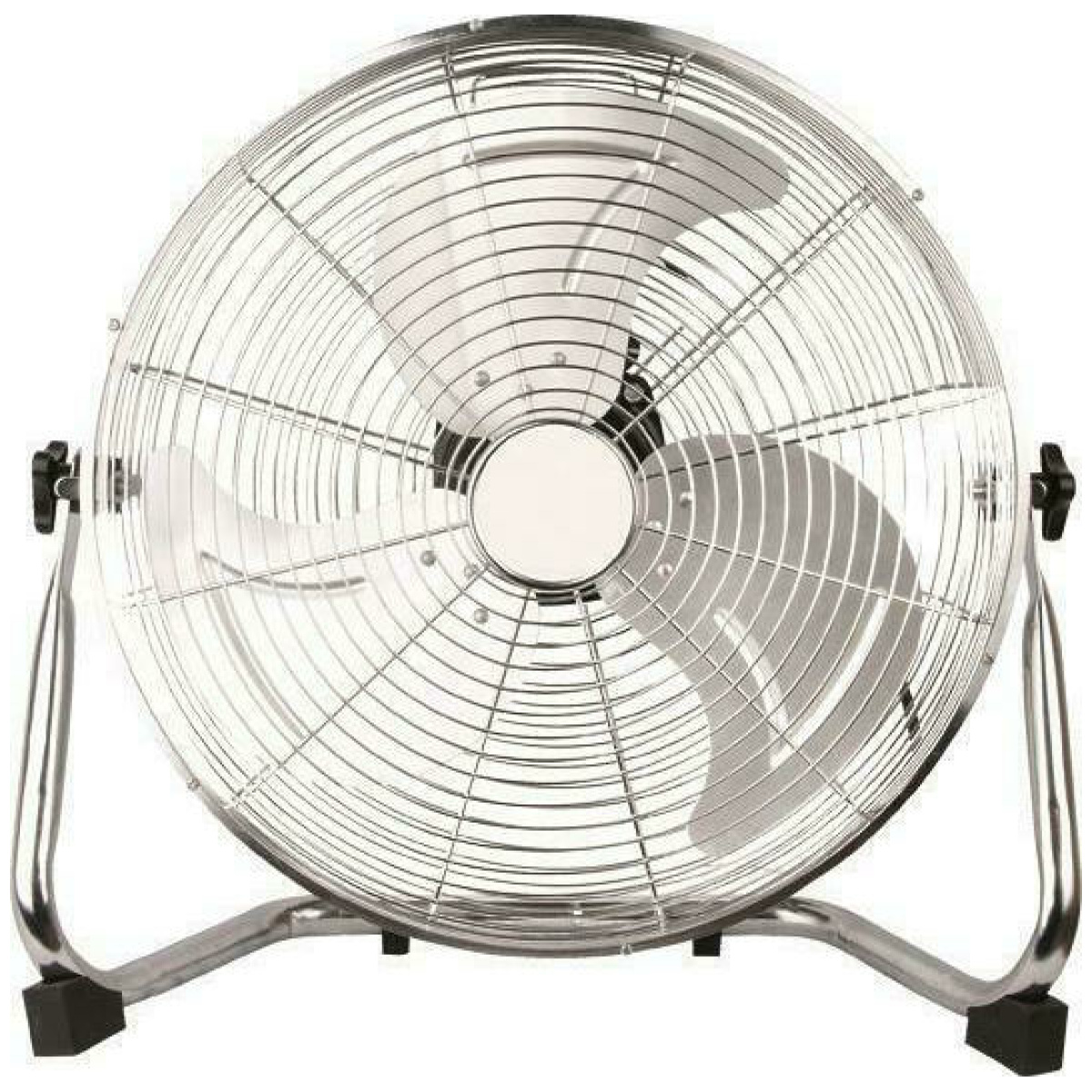 EUROLAMP 300-21501 Ανεμιστήρας δαπέδου ΙΝΟΧ Φ40 90W - Image 1