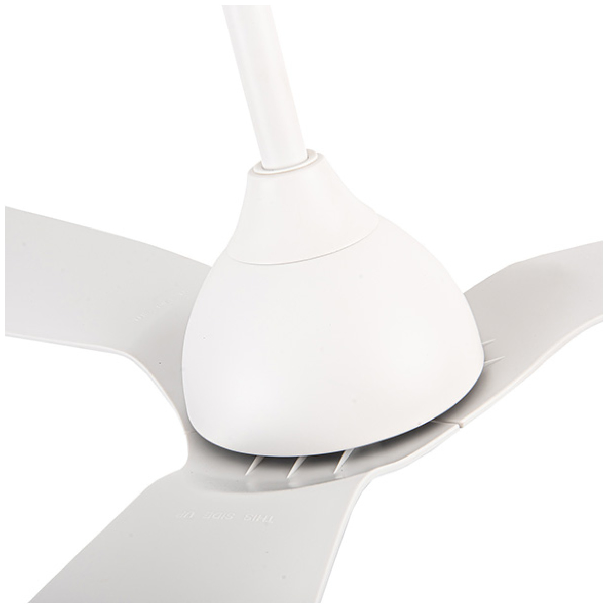 EUROLAMP 300-25029 ΑΝΕΜΙΣΤΗΡΑΣ ΟΡΟΦΗΣ ΑΔΙΑΒΡΟΧΟΣ IP44 ΛΕΥΚΟΣ, 3 ΦΤΕΡΩΤΕΣ, ΜΕ ΚΟΝΤΡΟΛ Φ132 DC 35W ΕΩΣ 12 ΔΟΣΕΙΣ - Image 3