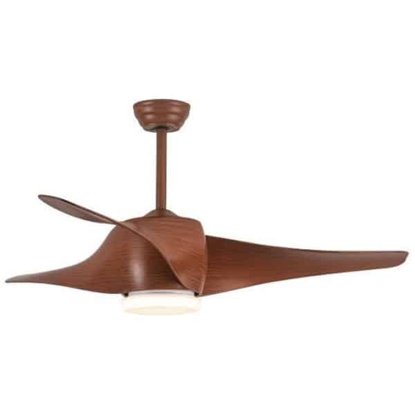 Eurolamp 300-25031 Ανεμιστήρας Οροφής 132cm με Φως και Τηλεχειριστήριο Καφέ ΕΩΣ 12 ΔΟΣΕΙΣ