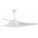 EUROLAMP (300-25032) Ανεμιστήρας Οροφής Λευκός με Led Φως Φ132 DC ΜΟΤΕΡ 35W ΕΩΣ 12 ΔΟΣΕΙΣ