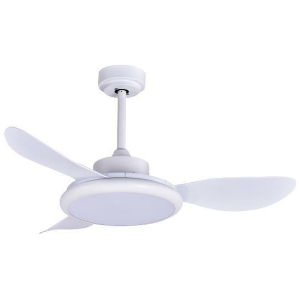 EUROLAMP 300-25037 ΑΝΕΜΙΣΤΗΡΑΣ ΟΡΟΦΗΣ ΛΕΥΚΟΣ ΜΕ LED ΦΩΣ ΚΑΙ ΚΟΝΤΡΟΛ Φ107 DC 35W ΕΩΣ 12 ΔΟΣΕΙΣ