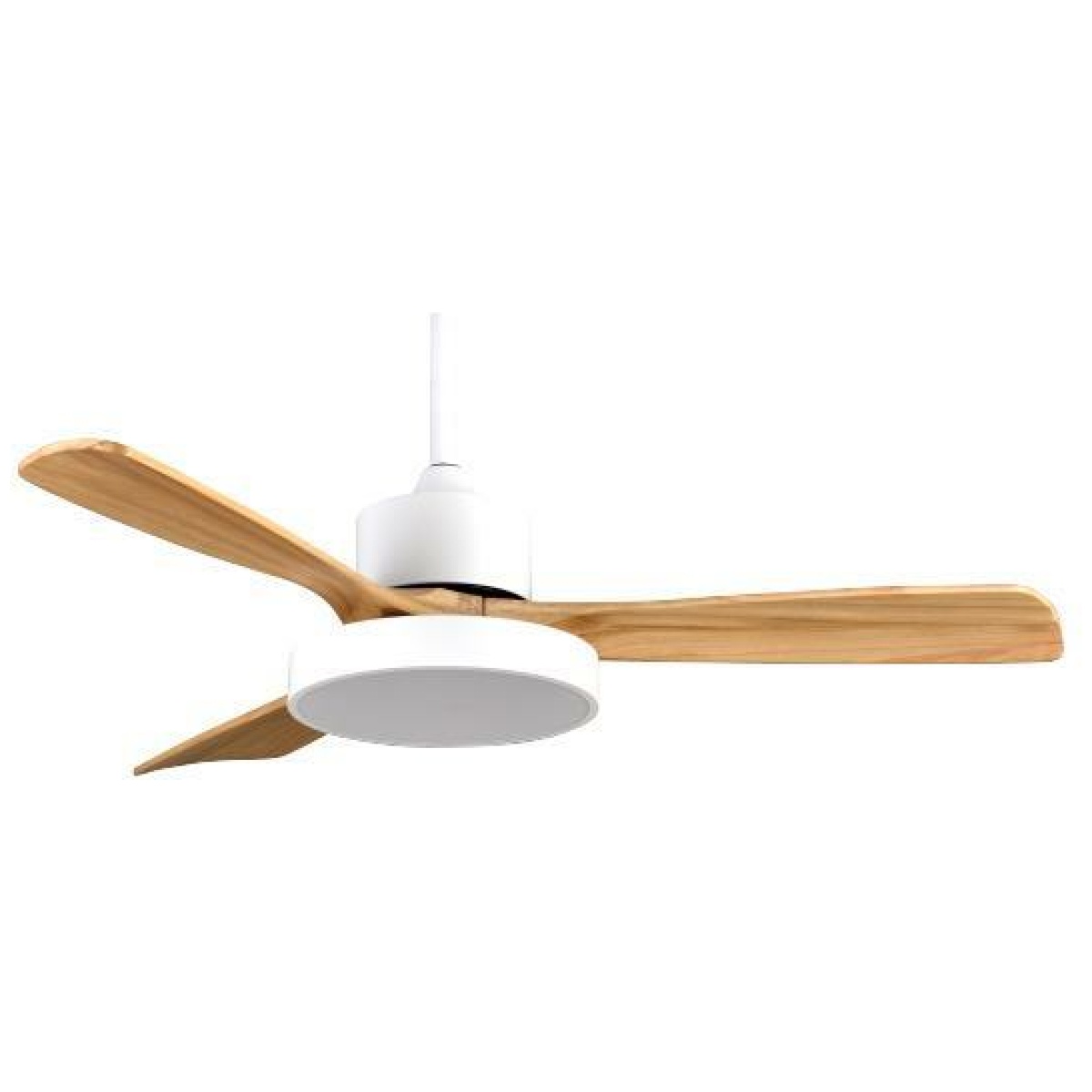 EUROLAMP 300-25041 ΑΝΕΜΙΣΤΗΡΑΣ ΟΡΟΦΗΣ ΛΕΥΚΟ ΚΑΙ ΞΥΛΟ ΜΕ LED ΦΩΣ ΚΑΙ ΚΟΝΤΡΟΛ Φ122 DC 35W ΕΩΣ 12 ΔΟΣΕΙΣ - Image 1