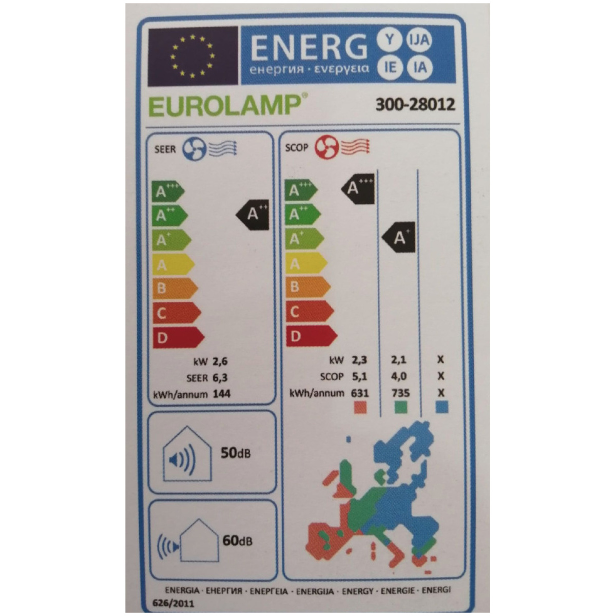 EUROLAMP 300-28013 Κλιματιστικό Inverter 12000btu TAC-12CHSD/IFI (Carbon filter+ ION Silver Filter+ Cathchin Filter+VC Filter) ΕΩΣ 12 ΔΟΣΕΙΣ - Image 2