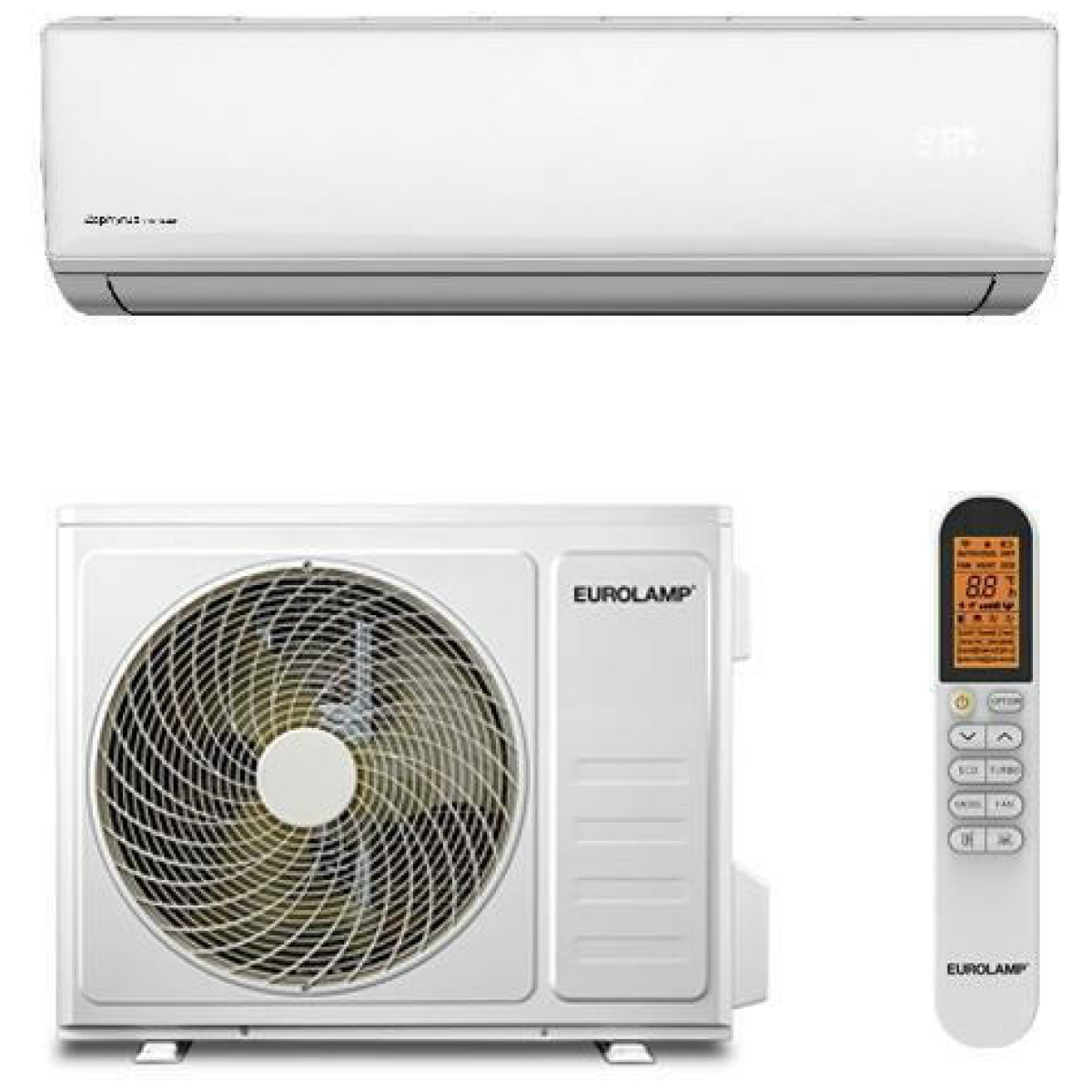 EUROLAMP 3D AIR ZEPHYRUS ΚΛΙΜΑΤΙΣΤΙΚΟ 300-28113 INVERTER 12000BTU ΜΕ Wifi ΚΑΙ ΙΟΝΙΣΤΗ ΕΩΣ 12 ΔΟΣΕΙΣ - Image 1
