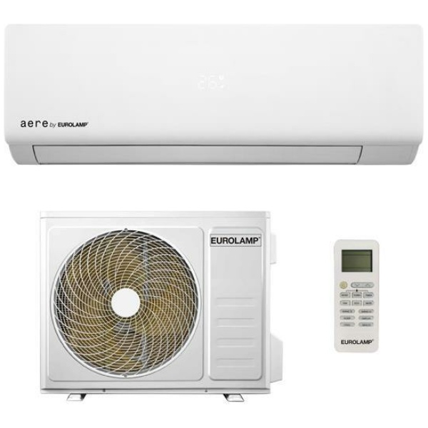 EUROLAMP AERE 300-28933 ΚΛΙΜΑΤΙΣΤΙΚΟ 24000BTU DC INVERTER R32, KC PANEL, IFEEL, GOLDEN FINS, HOTEL MENU, A+++/A++ ΕΩΣ 12 ΔΟΣΕΙΣ