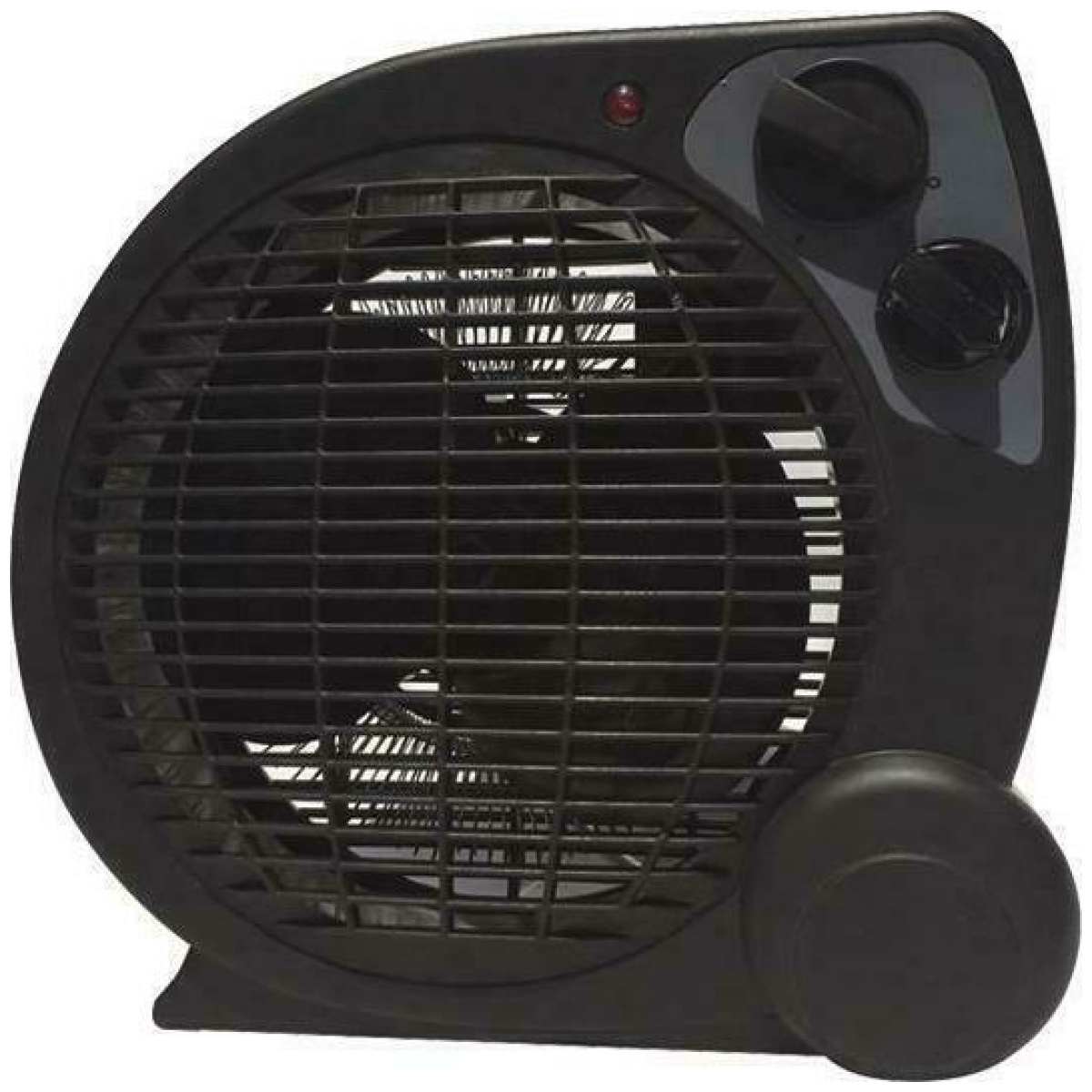 EUROLAMP 300-41205 Αερόθερμο Δωματίου 1000W/2000W Μαύρο ΕΩΣ 12 ΔΟΣΕΙΣ - Image 1
