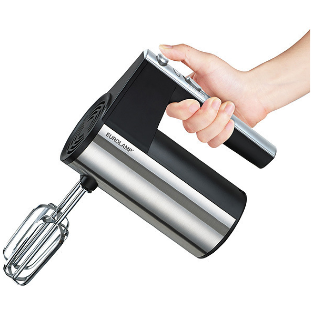 EUROLAMP 300-70025 ΜΙΞΕΡ ΧΕΙΡΟΣ INOX 400W ΕΩΣ 12 ΔΟΣΕΙΣ - Image 2