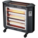 Heat Up 300-80006 Σόμπα Χαλαζία με Θερμοστάτη 2400W (ΕΩΣ 12 ΔΟΣΕΙΣ)