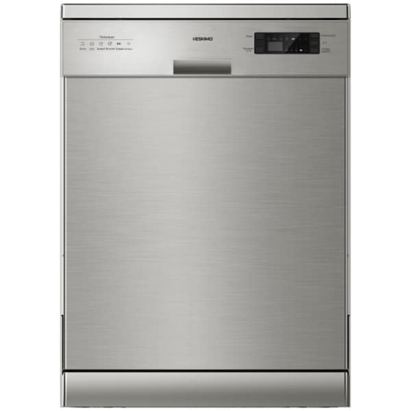 Eskimo ES DW14F600IN Ελεύθερο Πλυντήριο Πιάτων για 14 Σερβίτσια Inox ΕΩΣ 12 ΔΟΣΕΙΣ