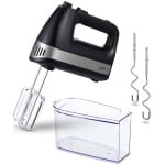 Life 221-0237 PowerMix Μίξερ Χειρός 500W Μαύρο ΕΩΣ 12 ΔΟΣΕΙΣ - Image 2