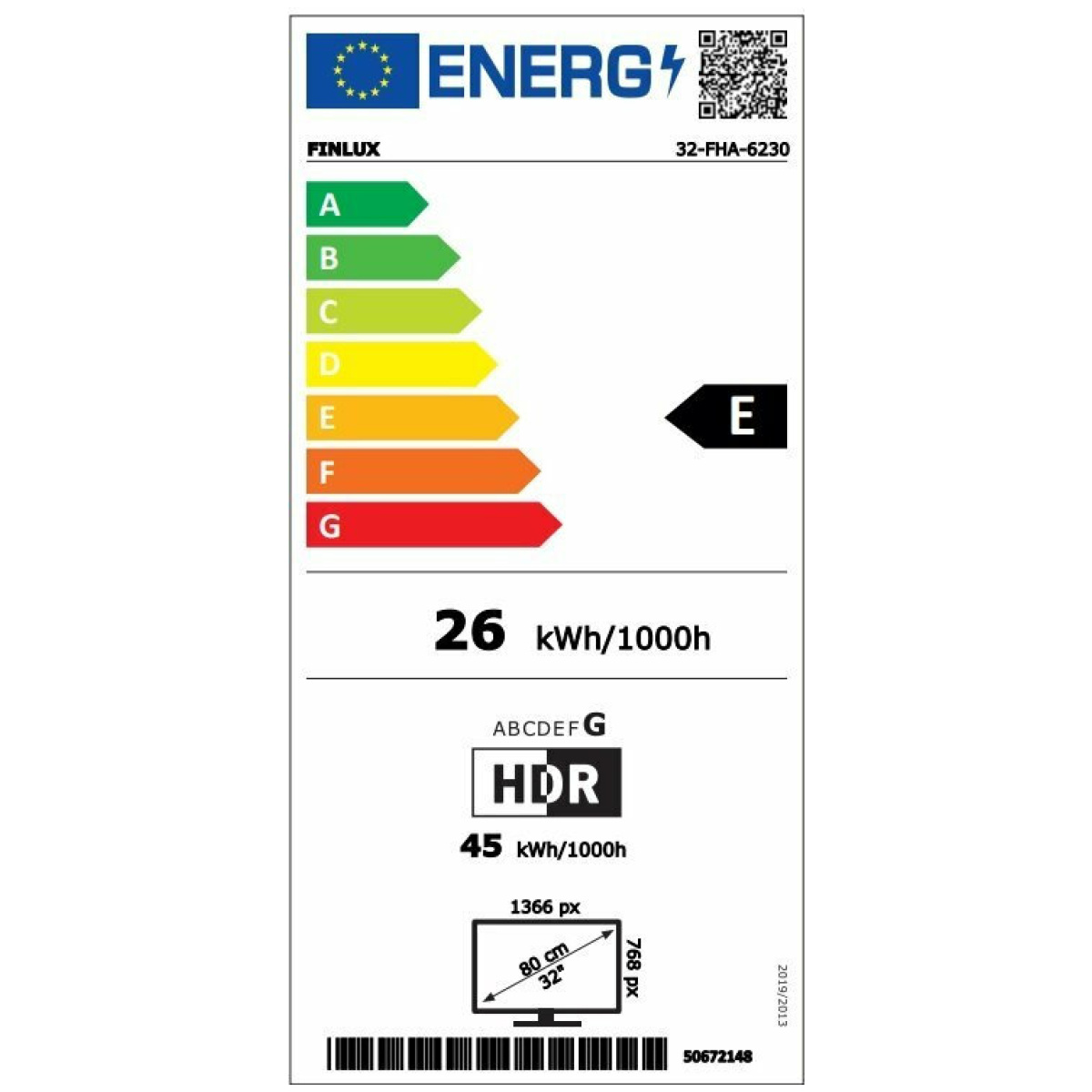 FINLUX 32-FHA-6230 Τηλεόραση 32" Smart TV HD Ready ΕΩΣ 12 ΔΟΣΕΙΣ - Image 2