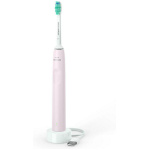 Philips DailyClean 2100 Ηλεκτρική Οδοντόβουρτσα με Χρονομετρητή Τριανταφυλλί ΕΩΣ 12 ΔΟΣΕΙΣ