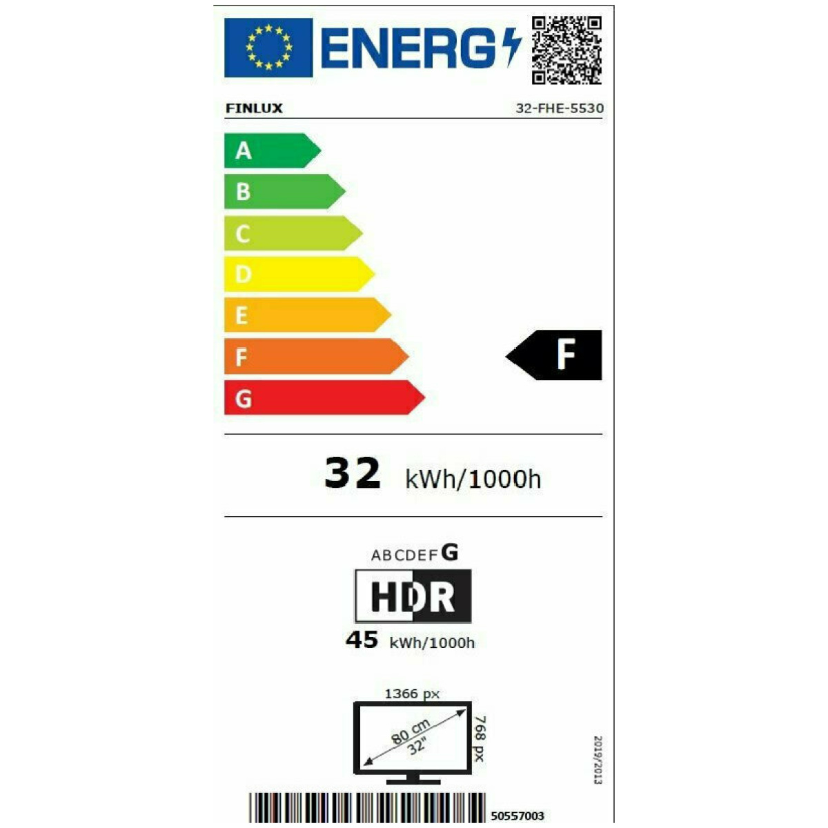FINLUX 32FHE5530 Τηλεόραση 32" Smart TV HD-Ready LED ΕΩΣ 12 ΔΟΣΕΙΣ - Image 2