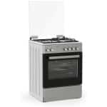 Thermogatz TGS 3521 IX Κουζίνα 60lt με Εστίες Υγραερίου & Ρεύματος Π60εκ. Inox ΕΩΣ 12 ΔΟΣΕΙΣ
