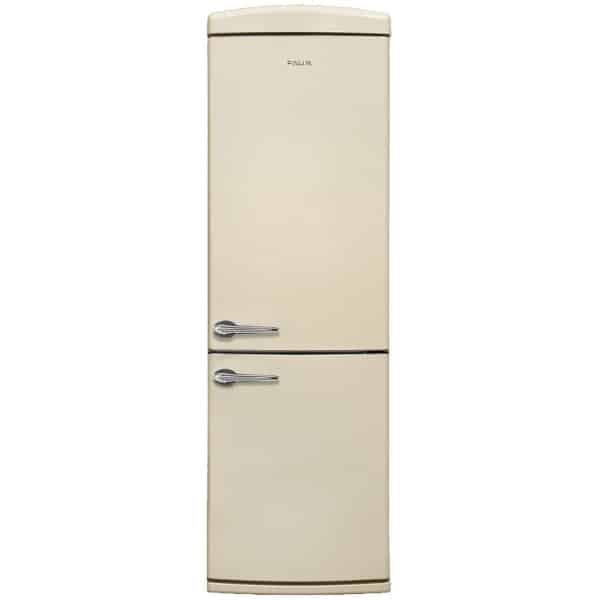 Finlux FXCARE 373020 BEE BEIGE Retro Ψυγειοκαταψύκτης 331lt Total NoFrost Υ191xΠ59.5xΒ65εκ., Μπεζ, E (ΕΩΣ 12 ΔΟΣΕΙΣ)
