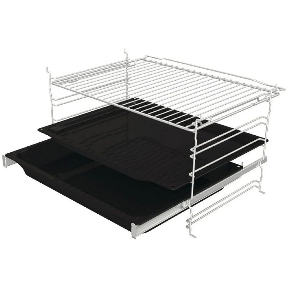 Gorenje BOS6737E06BG + ECT43X Φούρνος άνω Πάγκου 77lt με Κεραμικές Εστίες Π59.5εκ. Μαύρος ΕΩΣ 12 ΔΟΣΕΙΣ - Image 3