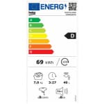 Beko WUE 7612 PAR  Πλυντήριο Ρούχων 7kg 1200 Στροφών A+++ ΕΩΣ 12 ΔΟΣΕΙΣ - Image 2