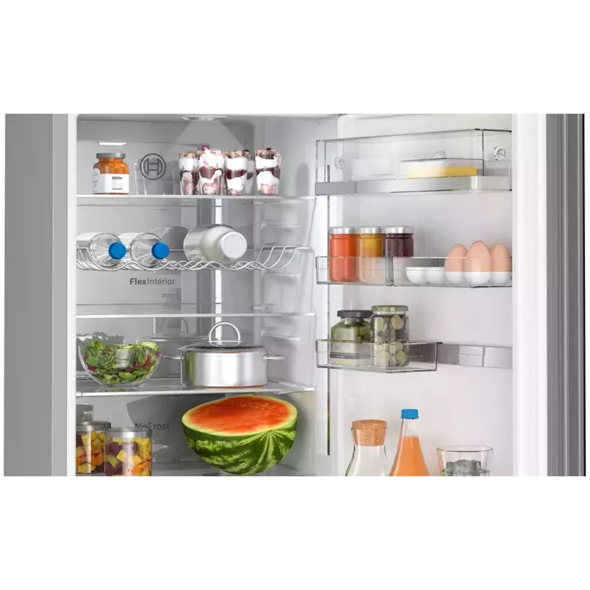 BOSCH KGN39LBCF Ψυγειοκαταψύκτης 363lt NoFrost Υ203xΠ60xΒ66.5cm Μαύρος ΕΩΣ 12 ΔΟΣΕΙΣ - Image 4