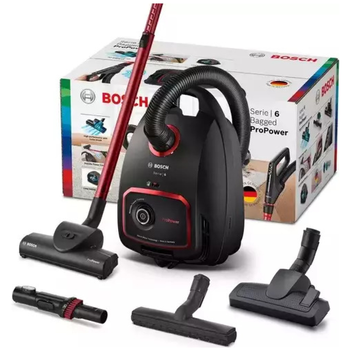 BOSCH BGL6POW1 Ηλεκτρική Σκούπα 850W με Σακούλα 4lt Μαύρη ΕΩΣ 12 ΔΟΣΕΙΣ - Image 4