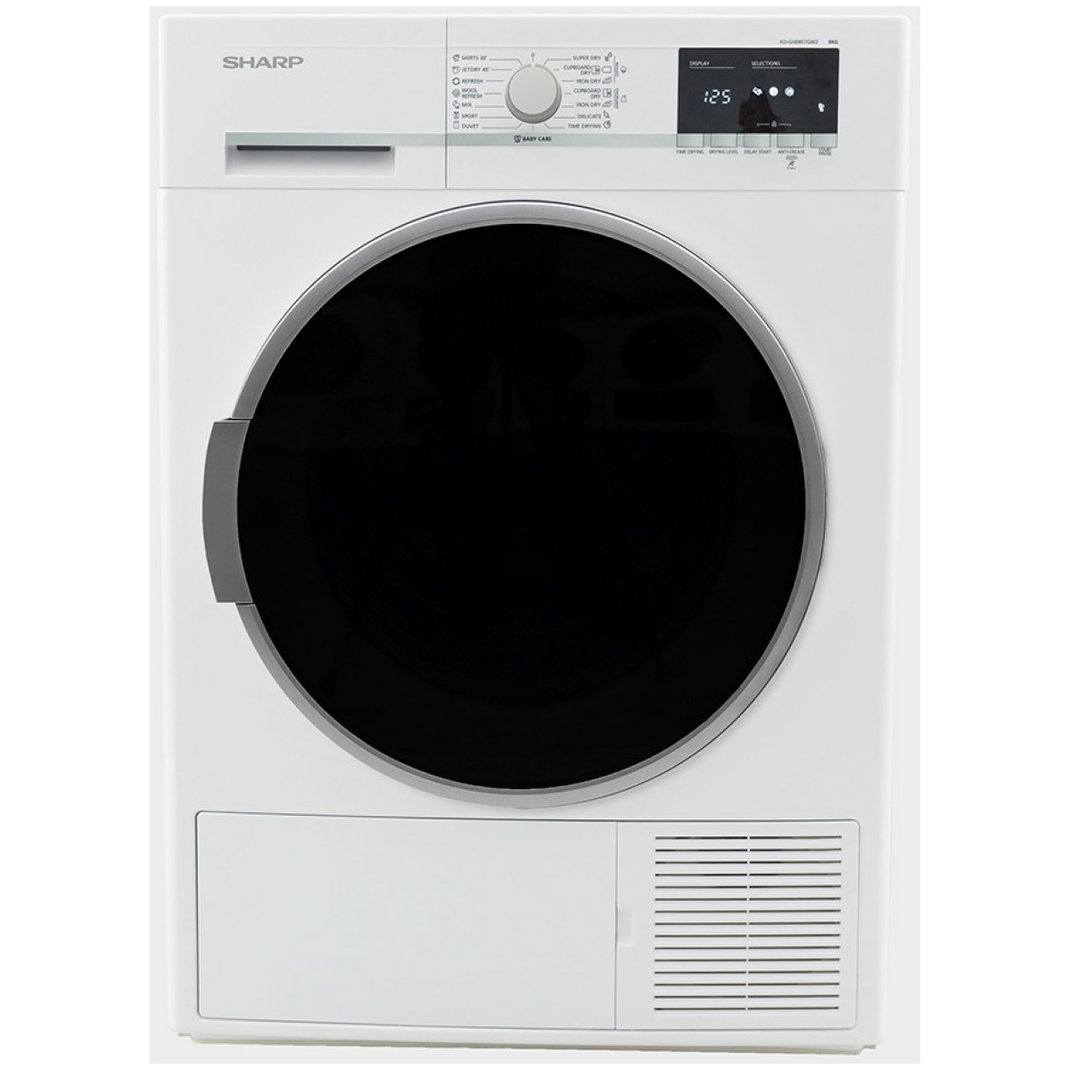 SHARP KD-GHB8S7GW2 Στεγνωτήριο Ρούχων 8Kg A++ ΕΩΣ 12 ΔΟΣΕΙΣ - Image 1
