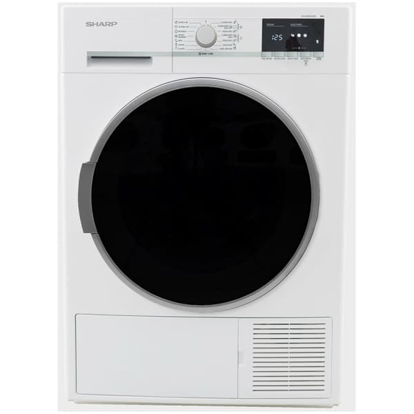 SHARP KD-GHB8S7GW2 Στεγνωτήριο Ρούχων 8Kg A++ ΕΩΣ 12 ΔΟΣΕΙΣ
