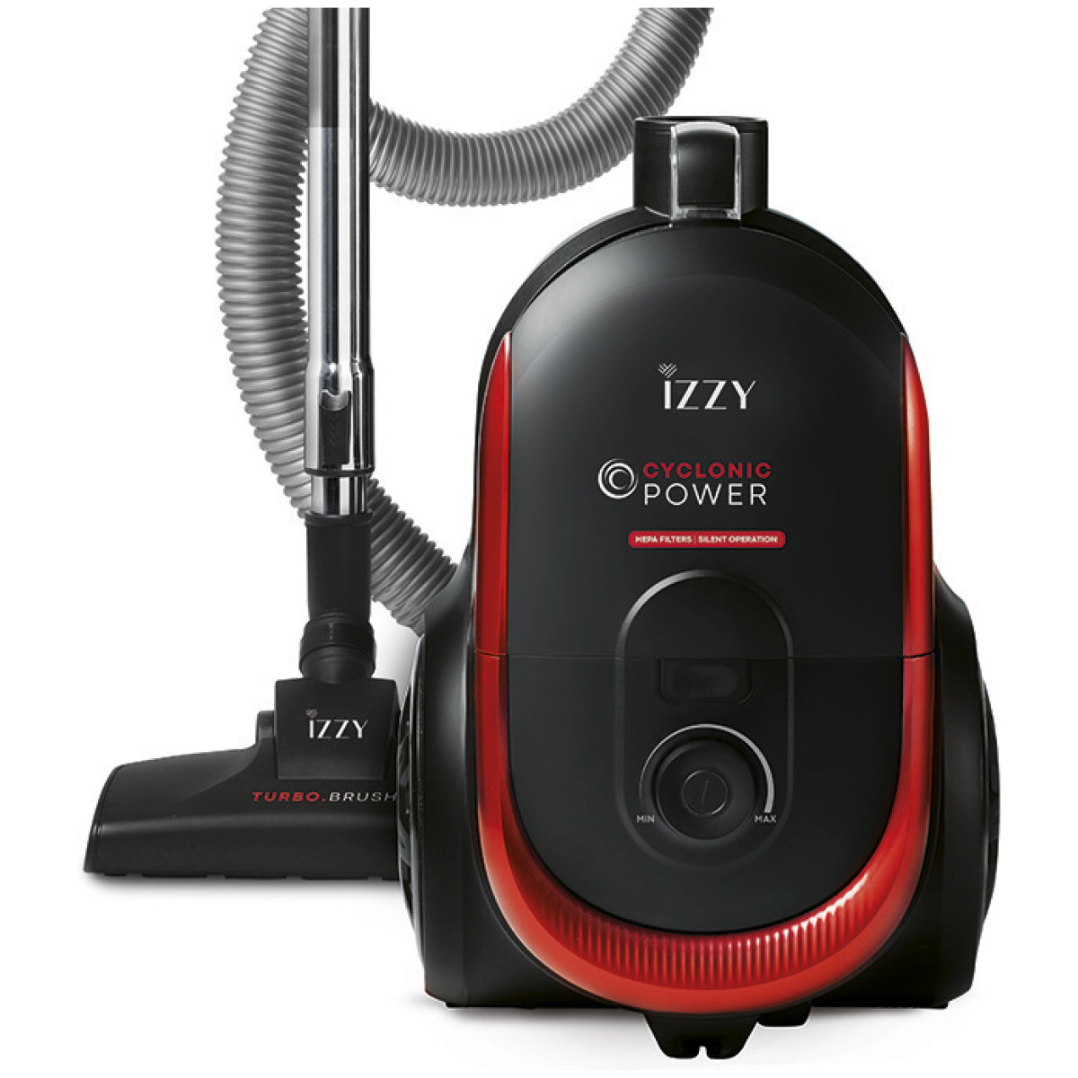 Izzy 224130 IZ-4103 Ηλεκτρική Σκούπα 700W με Κάδο 3lt Κόκκινη ΕΩΣ 12 ΔΟΣΕΙΣ - Image 1