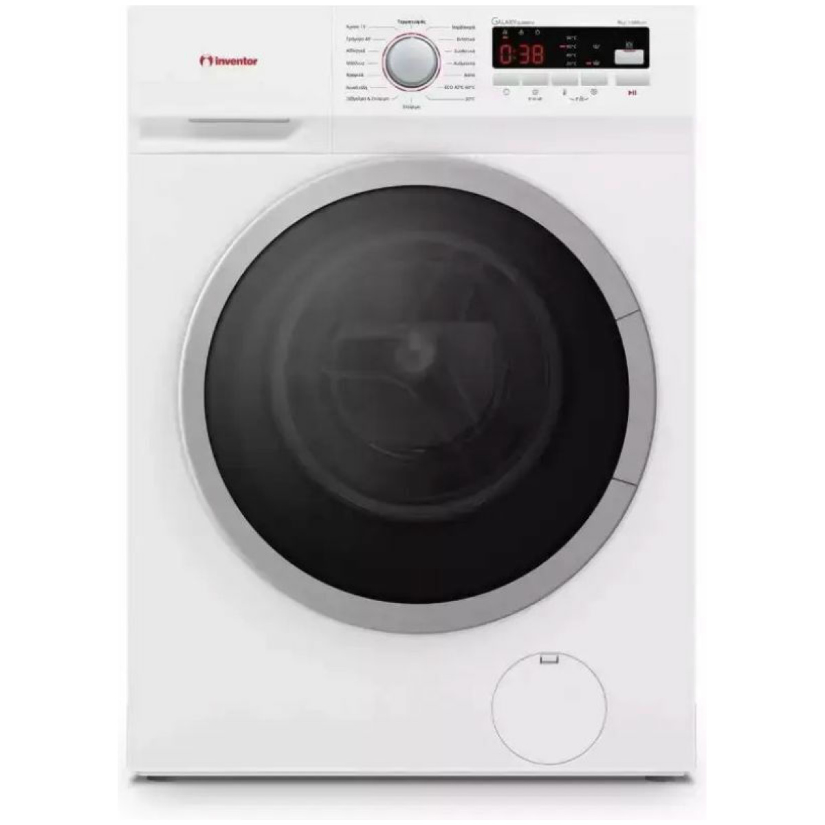 Inventor GX0914A Πλυντήριο Ρούχων 9kg 1400 Στροφών ΕΩΣ 12 ΔΟΣΕΙΣ - Image 1