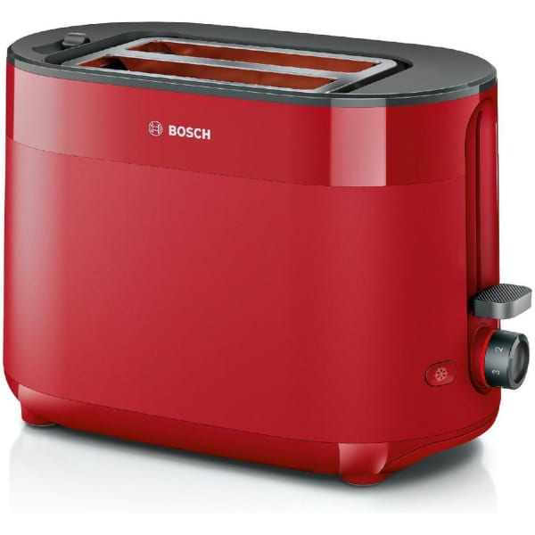 Bosch TAT2M124 Φρυγανιέρα 2 Θέσεων 950W Κόκκινη ΕΩΣ 12 ΔΟΣΕΙΣ