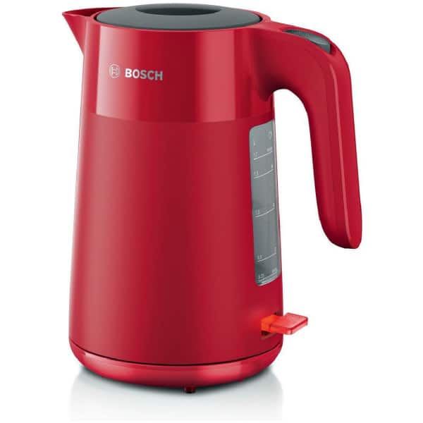 Bosch TWK2M164 Βραστήρας 1.7lt 2400W Κόκκινος ΕΩΣ 12 ΔΟΣΕΙΣ