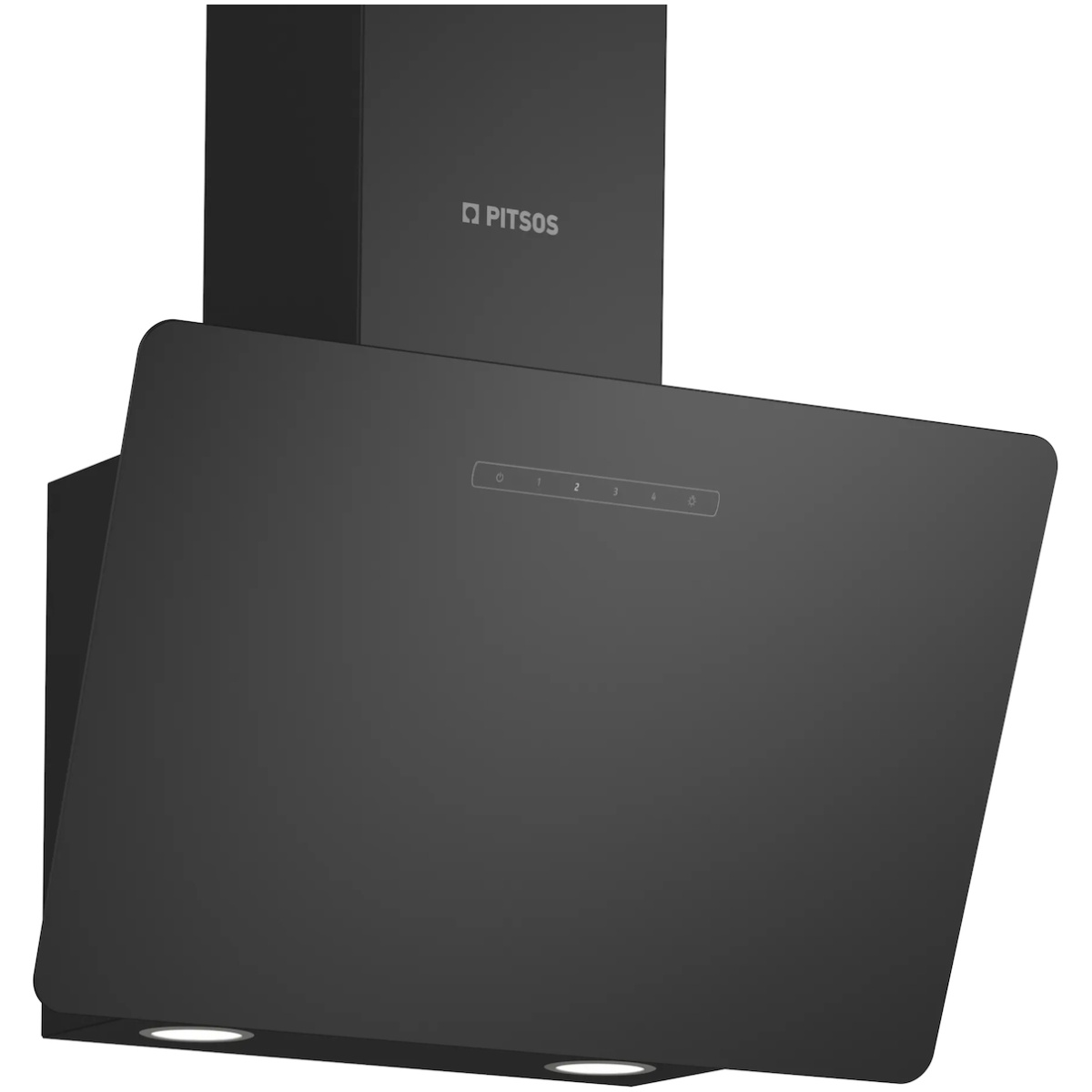 Pitsos PTI6E66G Απορροφητήρας Καμινάδα 60cm Μαύρος ΕΩΣ 12 ΔΟΣΕΙΣ - Image 1