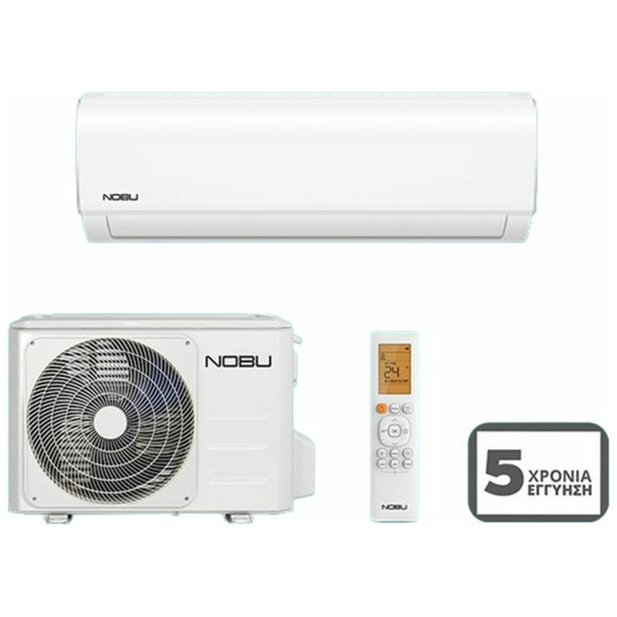 Nobu NBKU3VI-09WFI/NBKU3VO-09 Κλιματιστικό Inverter 9000 BTU A++/A+ με WiFi ΕΩΣ 12 ΔΟΣΕΙΣ - Image 3
