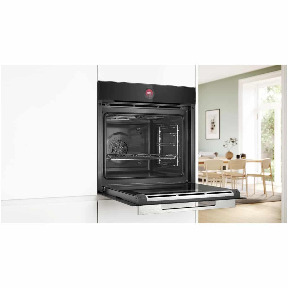 Bosch HBG7241B1 Φούρνος άνω Πάγκου 71lt χωρίς Εστίες Π59.4εκ. Μαύρος ΕΩΣ 12 ΔΟΣΕΙΣ - Image 2