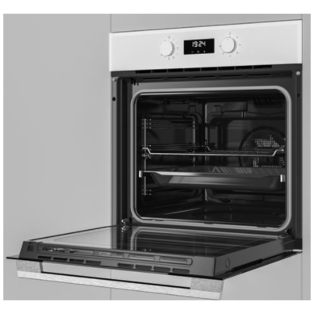 TEKA HSB 630 Φούρνος Εντοιχιζόμενος Άνω Πάγκου 70lt Με Υδρόλυση Λευκός ΕΩΣ 12 ΔΟΣΕΙΣ - Image 5