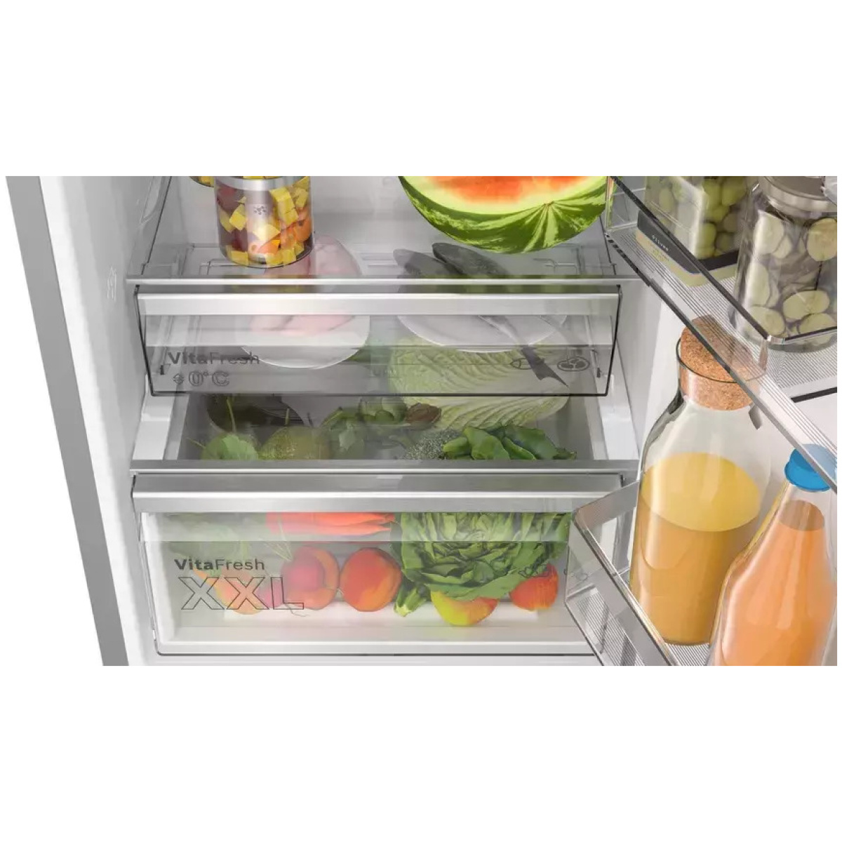 BOSCH KGN39LBCF Ψυγειοκαταψύκτης 363lt NoFrost Υ203xΠ60xΒ66.5cm Μαύρος ΕΩΣ 12 ΔΟΣΕΙΣ - Image 5