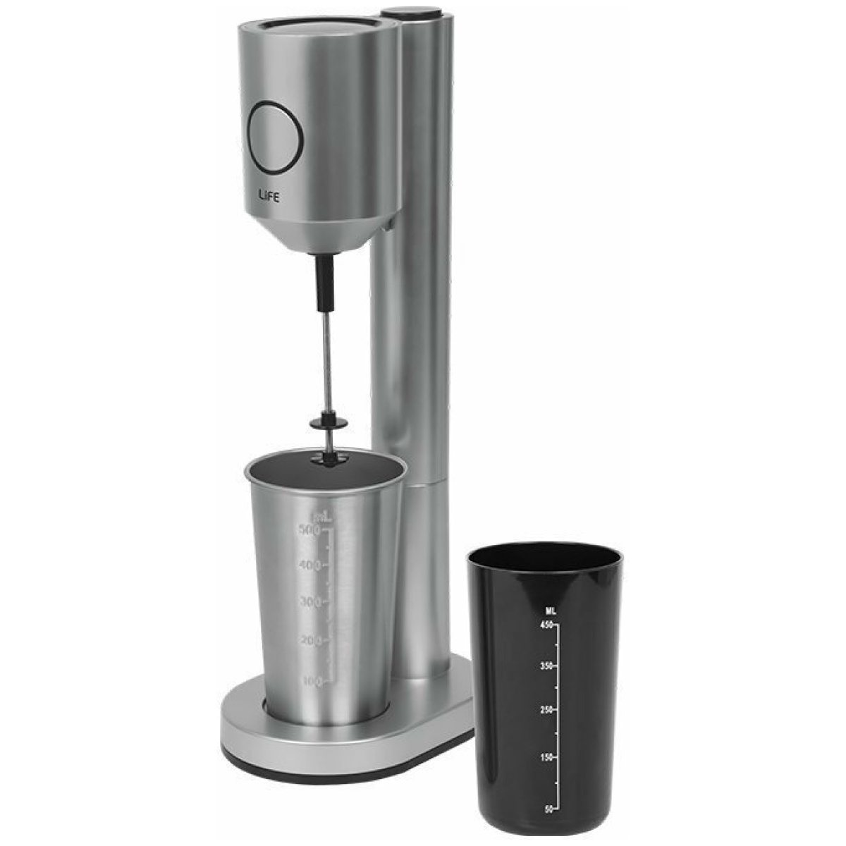 Life 221-0394 La Reine Φραπεδιέρα Επιτραπέζια 100W Inox ΕΩΣ 12 ΔΟΣΕΙΣ - Image 1