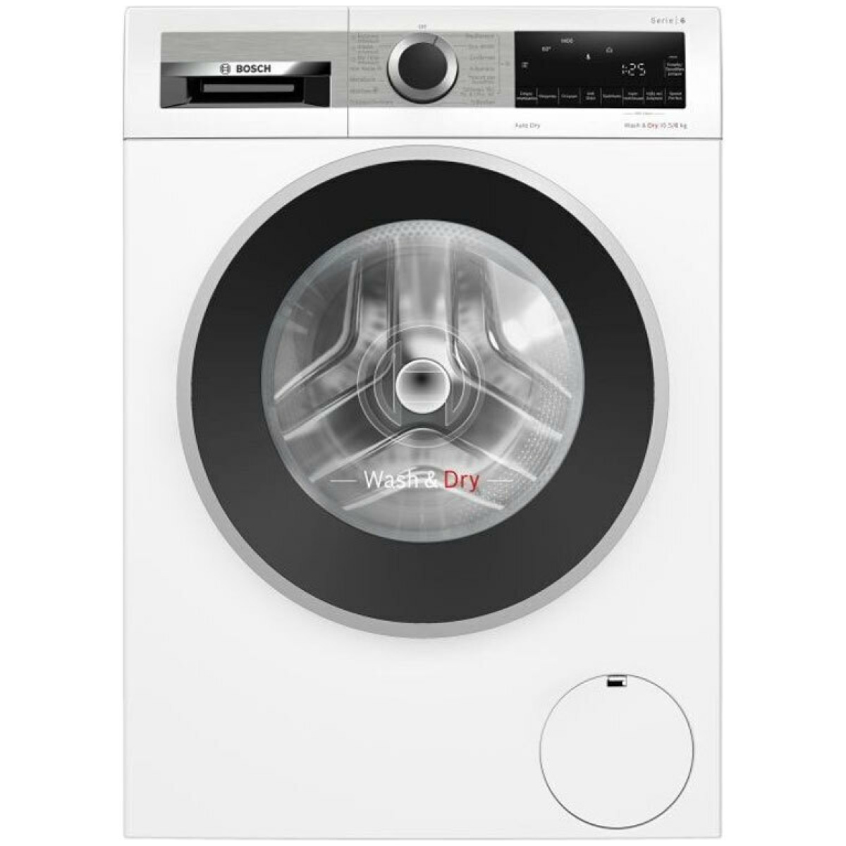 Bosch WNA14411GR Πλυντήριο-Στεγνωτήριο Ρούχων 10.5kg/6kg Ατμού 1400 Στροφές ΕΩΣ 12 ΔΟΣΕΙΣ - Image 1