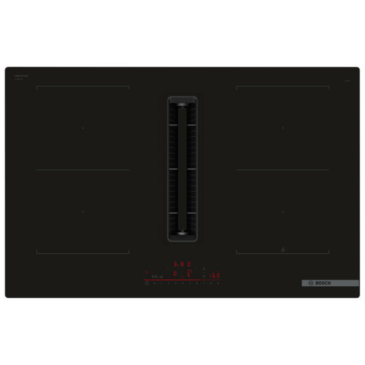 Bosch PVQ811H26E Επαγωγική Εστία Αυτόνομη με Απορροφητήρα Π80cm ΕΩΣ 12 ΔΟΣΕΙΣ - Image 1