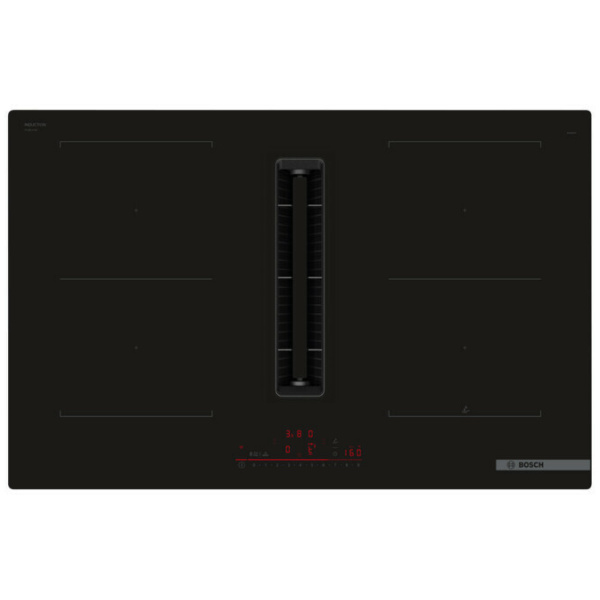 Bosch PVQ811H26E Επαγωγική Εστία Αυτόνομη με Απορροφητήρα Π80cm ΕΩΣ 12 ΔΟΣΕΙΣ