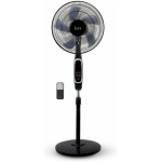 Izzy IZ-9042 Ανεμιστήρας Ορθοστάτης 70W Διαμέτρου 40cm με Τηλεχειριστήριο Μαύρος ΕΩΣ 12 ΔΟΣΕΙΣ