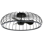 Eurolamp 300-25050 Ανεμιστήρας Οροφής 79cm με Φως και Τηλεχειριστήριο Μαύρος ΕΩΣ 12 ΔΟΣΕΙΣ
