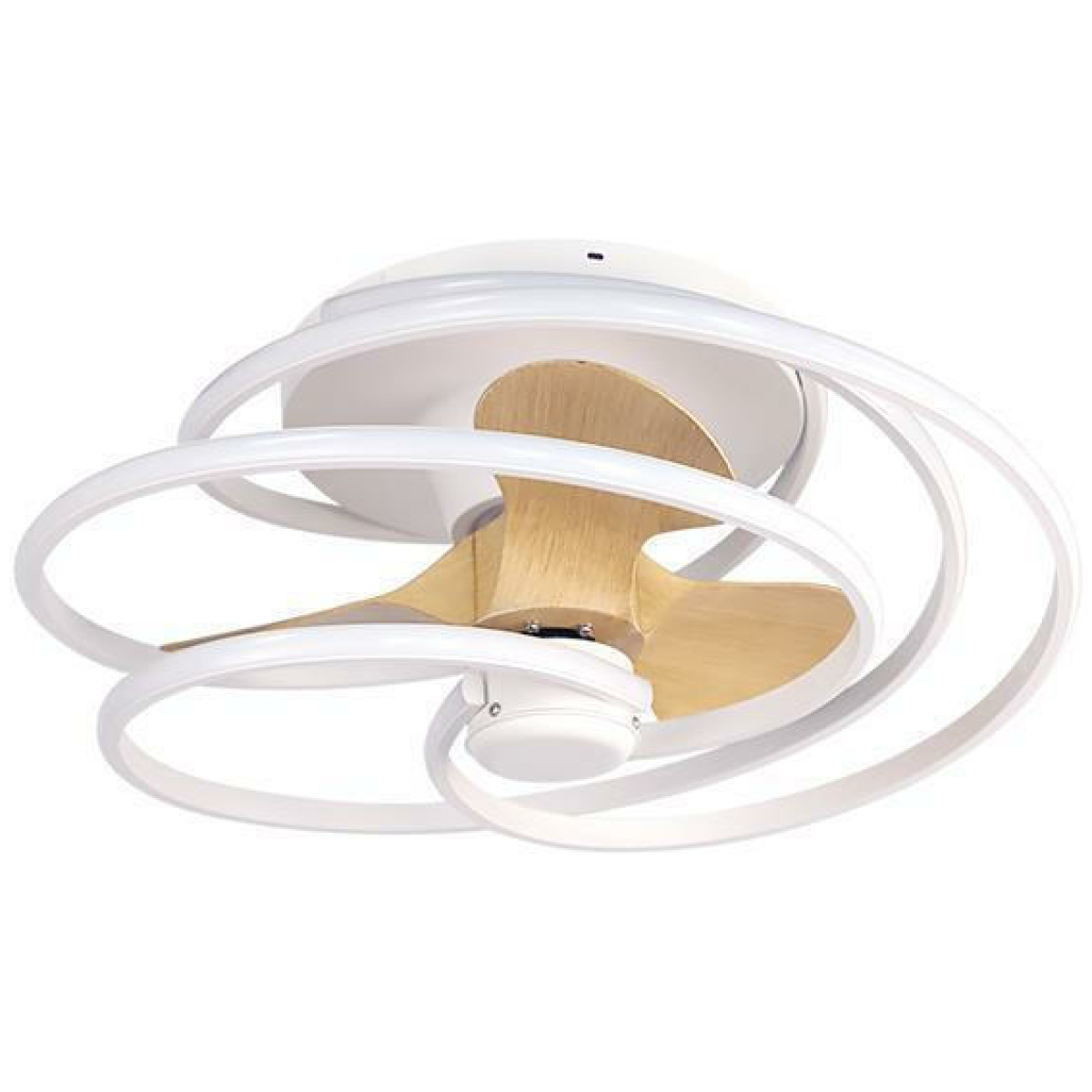 Eurolamp 300-25044 Ανεμιστήρας Οροφής 68cm με Φως και Τηλεχειριστήριο Λευκός ΕΩΣ 12 ΔΟΣΕΙΣ - Image 1