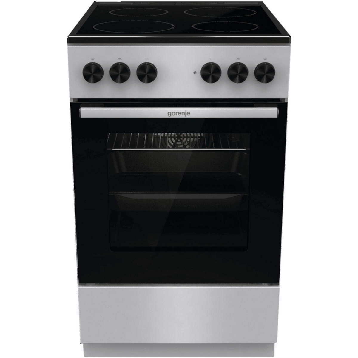 Gorenje GEC5A61SG Κουζίνα 70lt με Κεραμικές Εστίες Π50εκ Inox ΕΩΣ 12 ΔΟΣΕΙΣ - Image 1