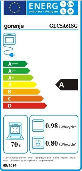 527818471-faa.jpeg Gorenje GEC5A61SG Κουζίνα 70lt με Κεραμικές Εστίες Π50εκ Inox ΕΩΣ 12 ΔΟΣΕΙΣ - Image 2