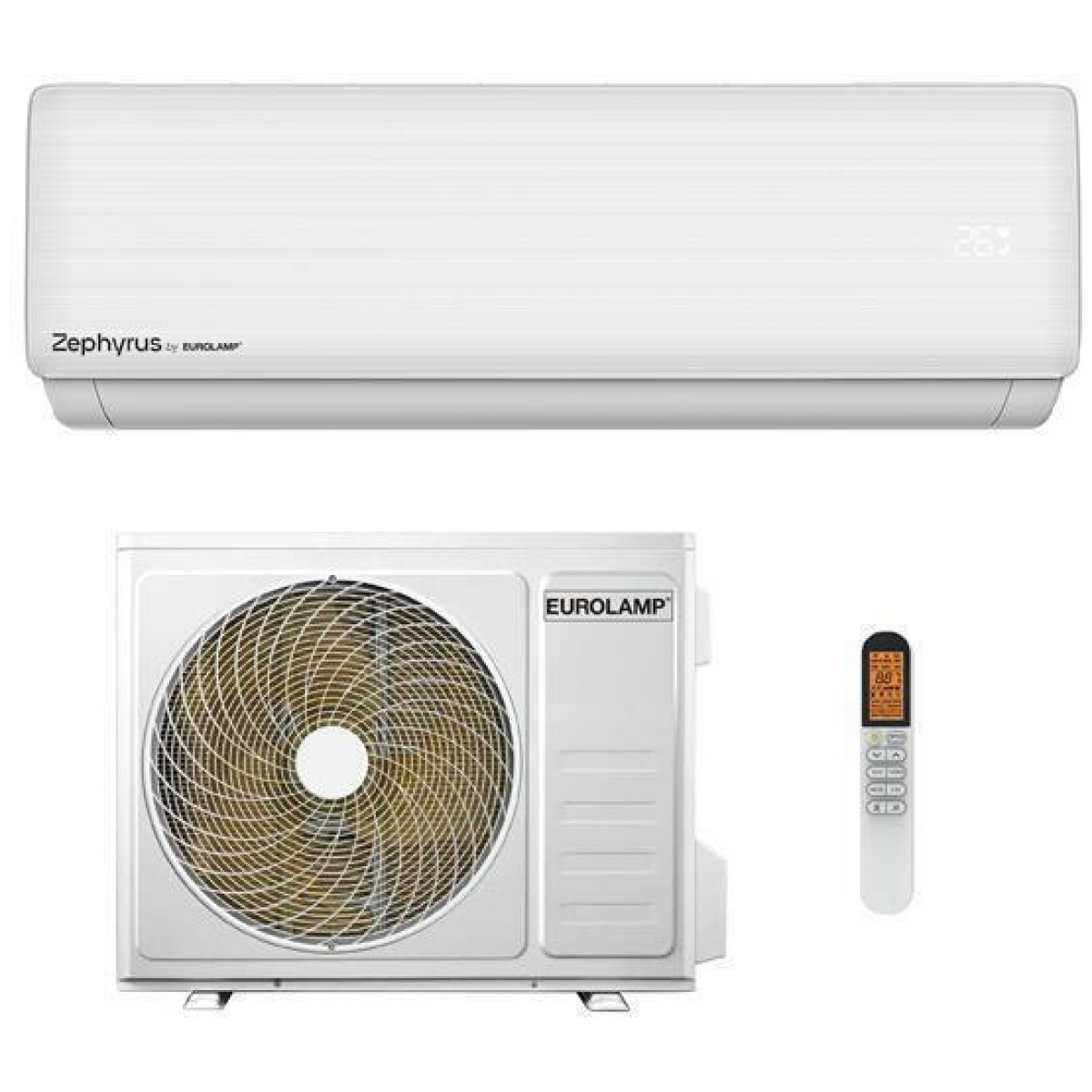 Eurolamp 300-28022 Zephyrus Κλιματιστικό Inverter 18000 BTU A++/A+++ με WiFi  ΕΩΣ 12 ΔΟΣΕΙΣ - Image 1