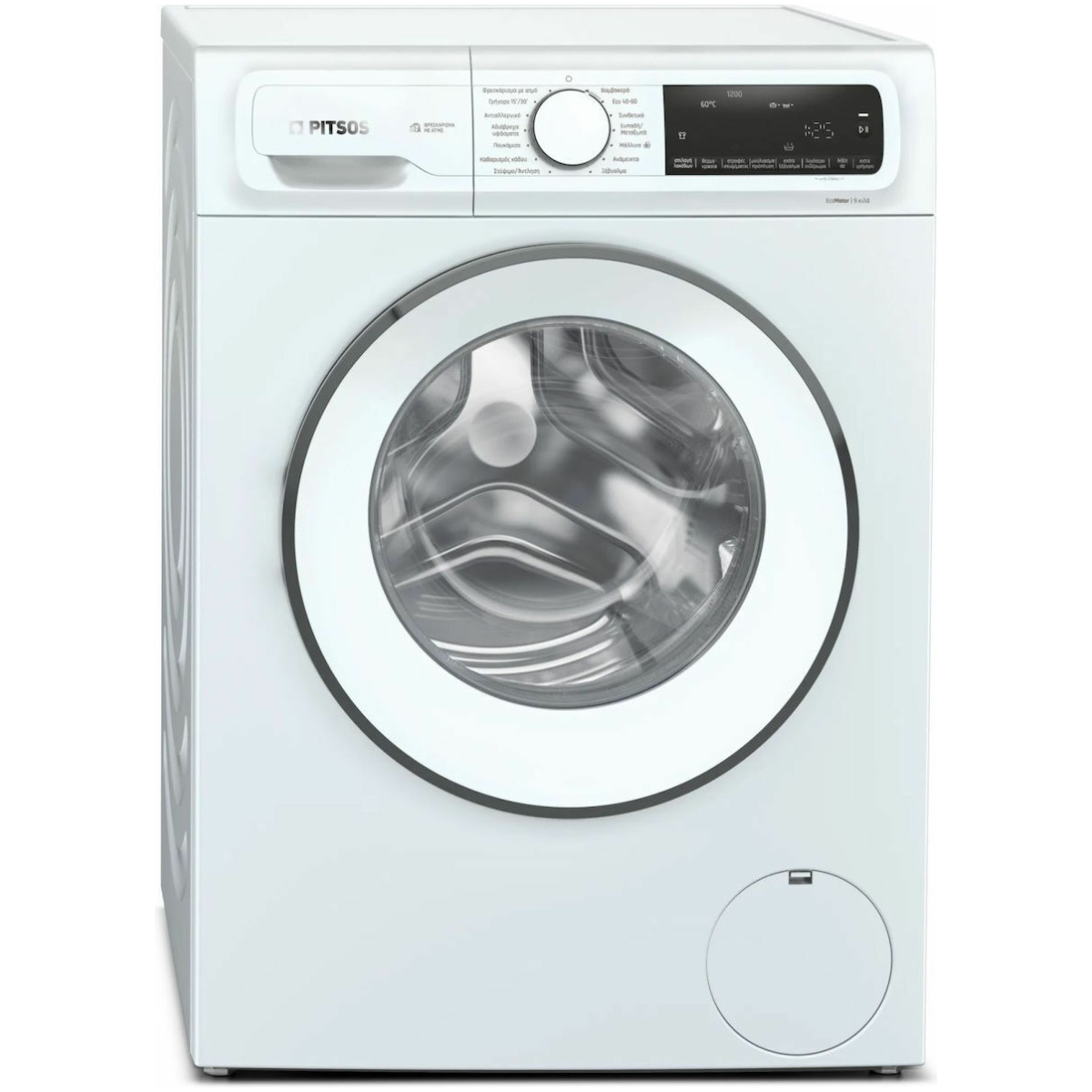 Pitsos WUP140ZG9 Πλυντήριο Ρούχων 9kg 1200 Στροφών ΕΩΣ 12 ΔΟΣΕΙΣ - Image 1