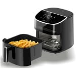 Morris MAF-7601 Φριτέζα Αέρος με Διπλό Αποσπώμενο Κάδο 7.6lt Μαύρη ΕΩΣ 12 ΔΟΣΕΙΣ - Image 2