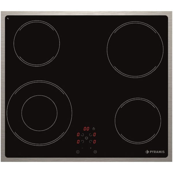 PYRAMIS 58HL 536 Κεραμική Εστία Άνω Πάγκου 58x51cm ΕΩΣ 12 ΔΟΣΕΙΣ