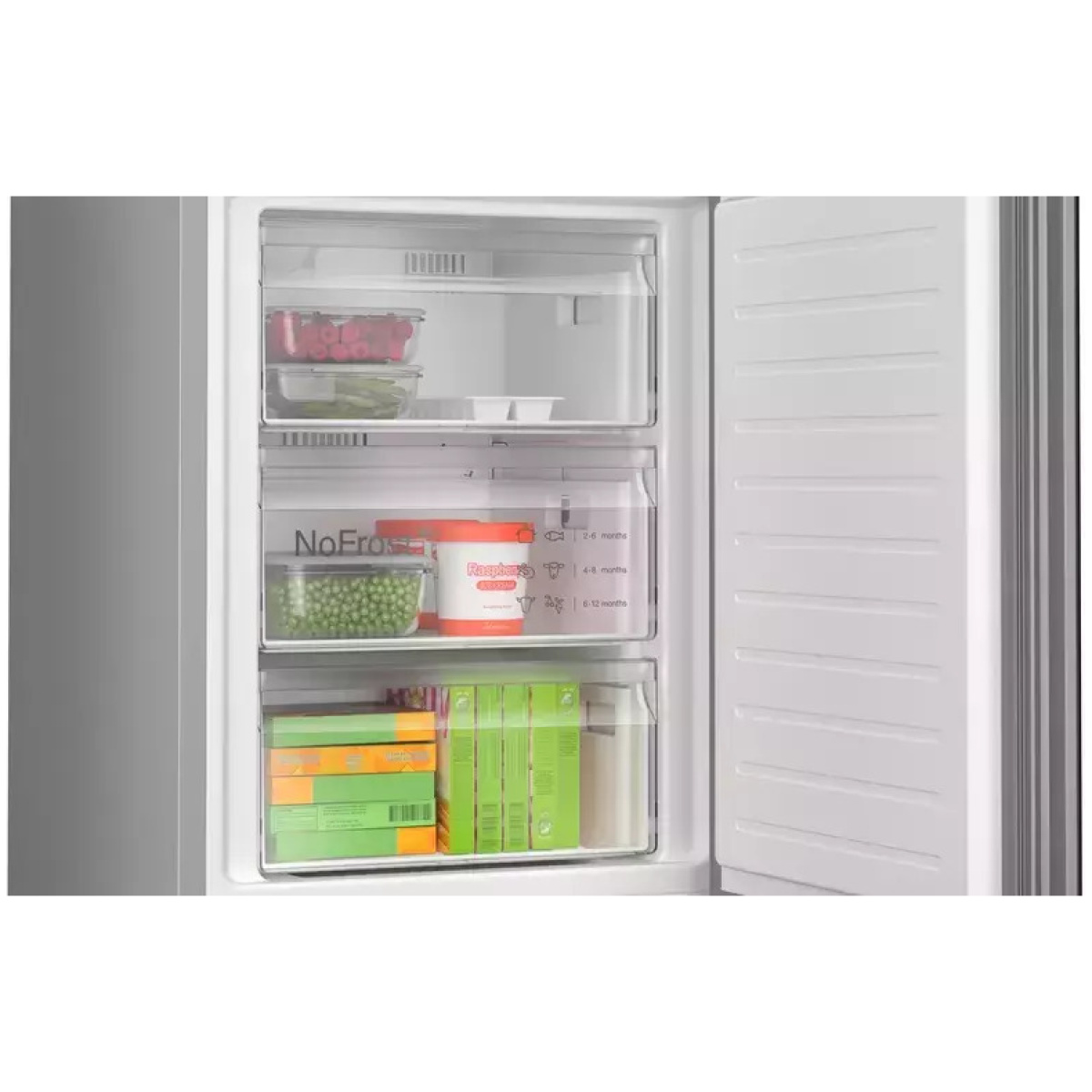 BOSCH KGN39LBCF Ψυγειοκαταψύκτης 363lt NoFrost Υ203xΠ60xΒ66.5cm Μαύρος ΕΩΣ 12 ΔΟΣΕΙΣ - Image 6