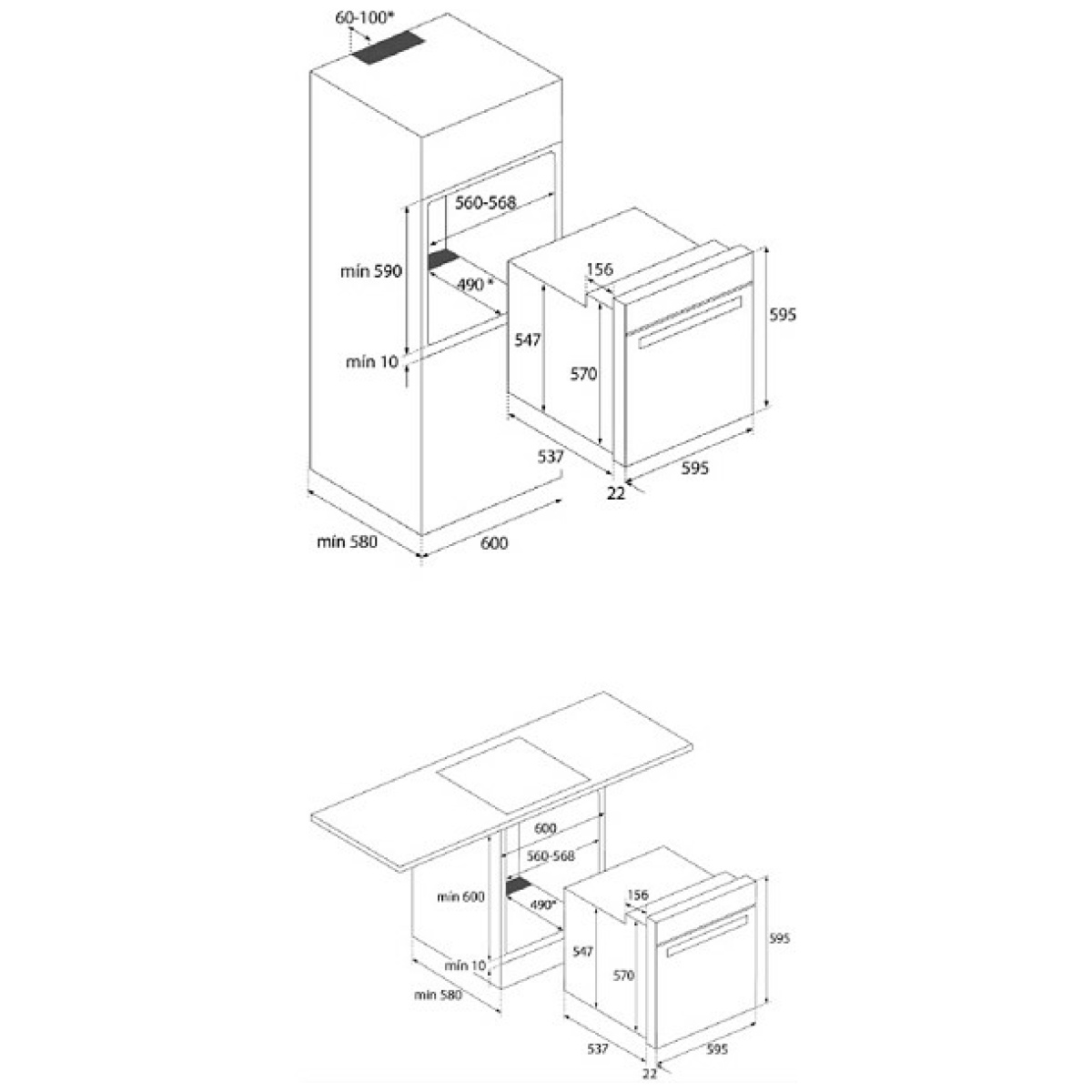 TEKA HSB 615 Φούρνος Εντοιχιζόμενος Άνω Πάγκου 70lt ΕΩΣ 12 ΔΟΣΕΙΣ - Image 2